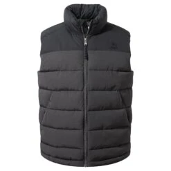 Murton Mens Insulated Padded Gilet - Washed Black/Black -Fashion General Store 61856 MURT001