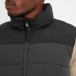 Murton Mens Insulated Padded Gilet - Washed Black/Black -Fashion General Store 61856 MURT001 4