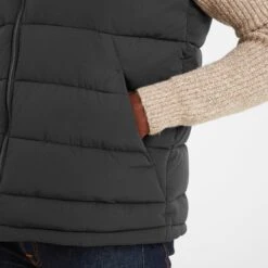 Murton Mens Insulated Padded Gilet - Washed Black/Black -Fashion General Store 61856 MURT001 5