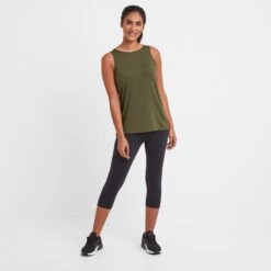Newland Womens Tech Vest - Khaki -Fashion General Store 61856 NEWL302 1
