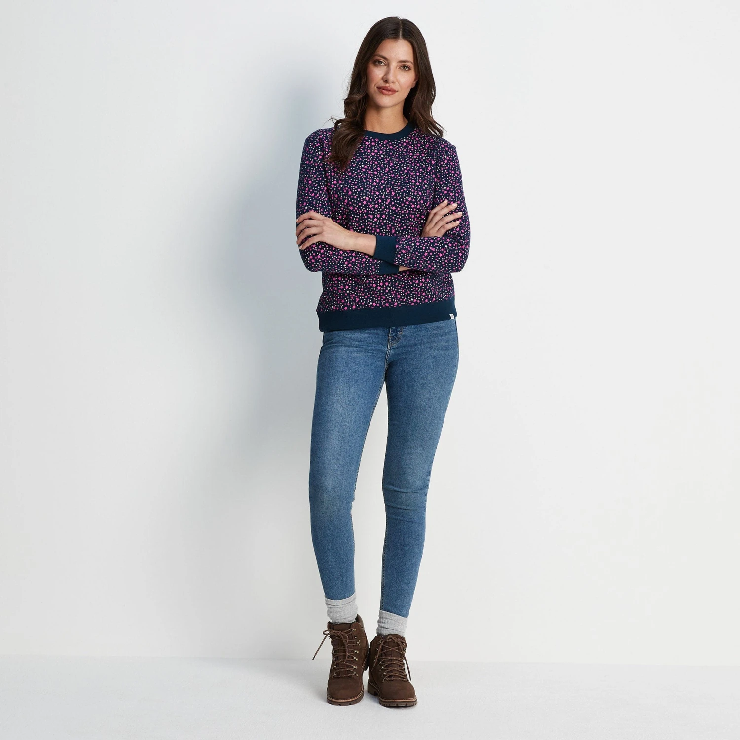 Nicole Womens Sweat - Starry Night Print 5 Nicole Womens Sweat - Starry Night Print - Image 3