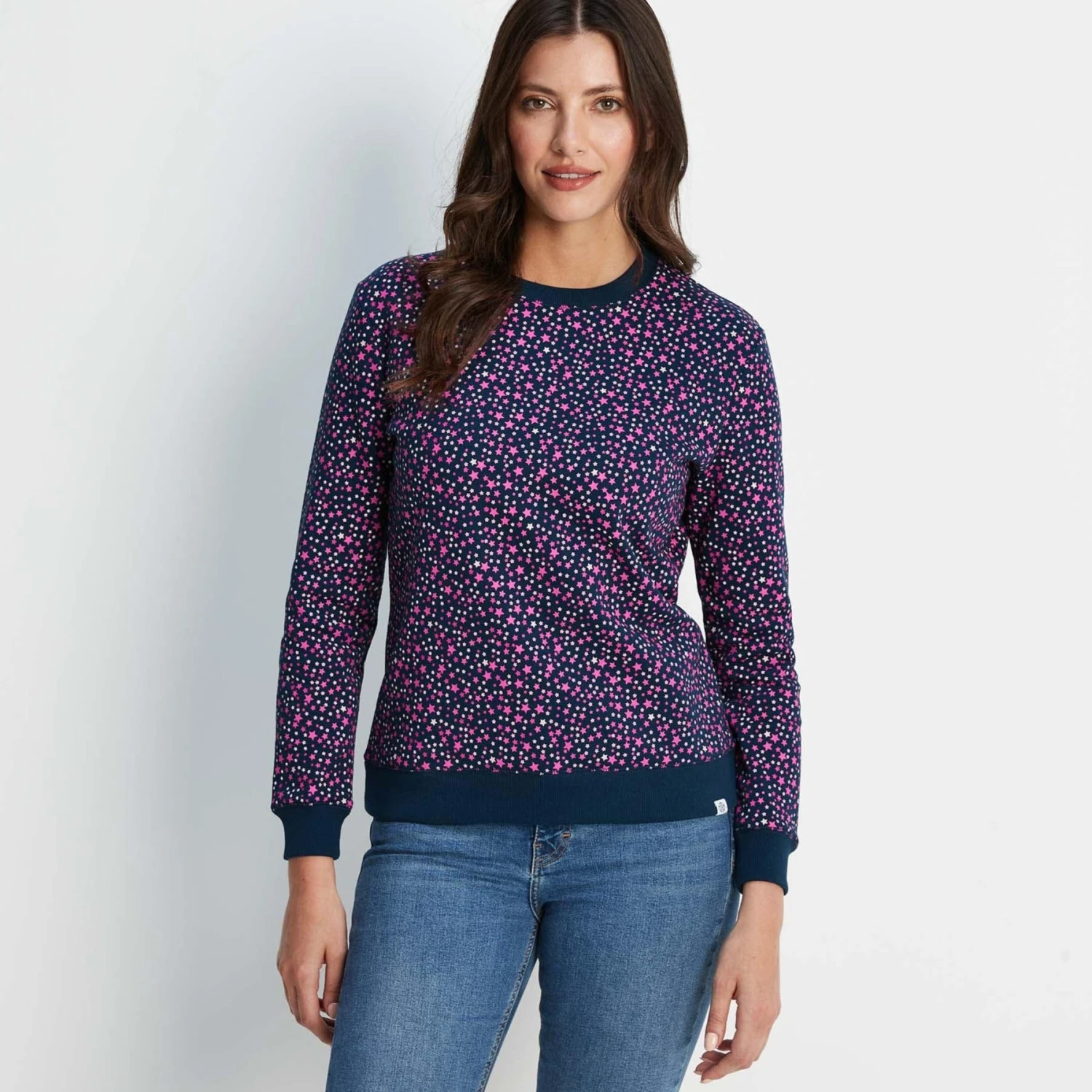 Nicole Womens Sweat - Starry Night Print 3 Nicole Womens Sweat - Starry Night Print
