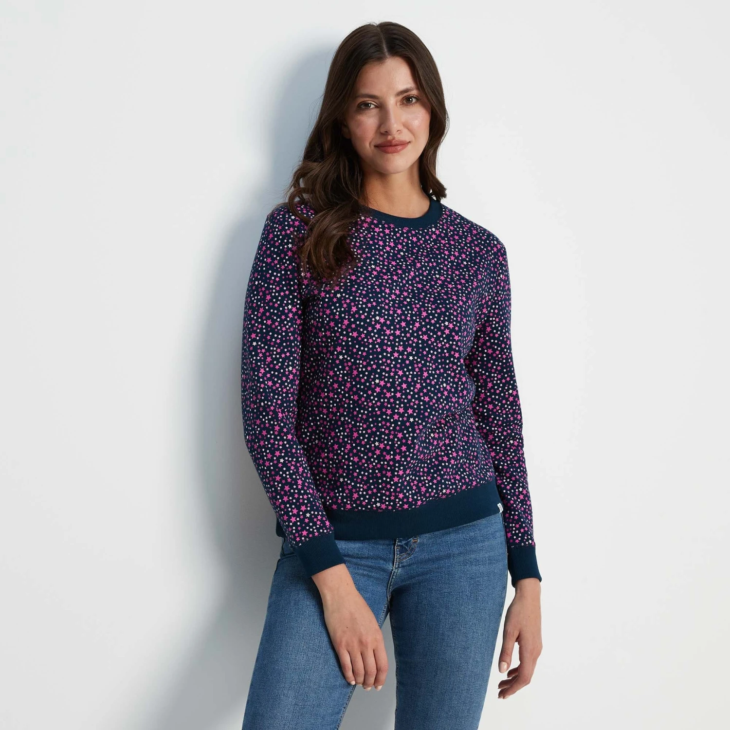 Nicole Womens Sweat - Starry Night Print 6 Nicole Womens Sweat - Starry Night Print - Image 4