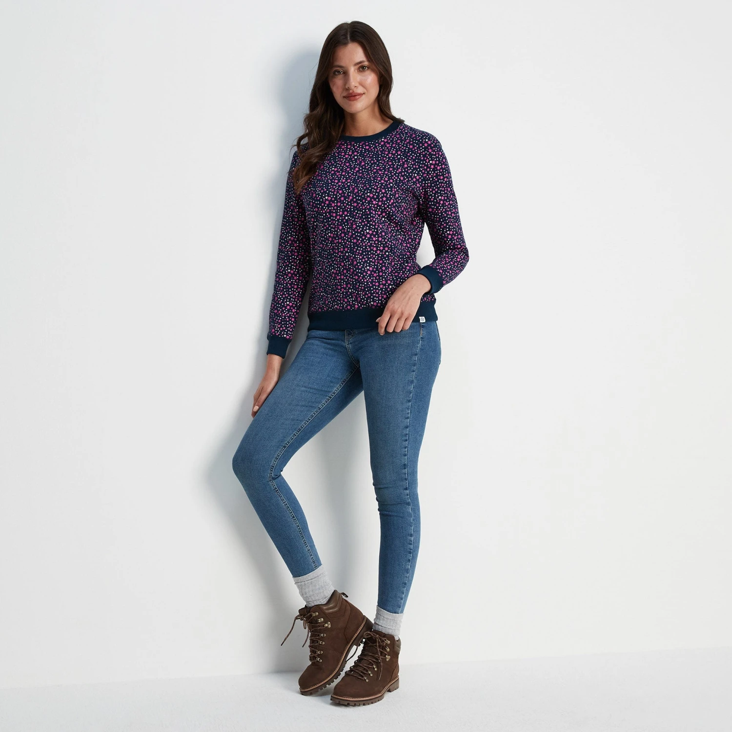 Nicole Womens Sweat - Starry Night Print 7 Nicole Womens Sweat - Starry Night Print - Image 5