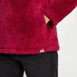 Norrell Womens Teddy Half Zip Fleece - Raspberry Marl -Fashion General Store 61856 NORR301 5