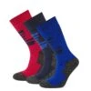 Oberau Kids 3 Pack Wool Blend Ski Socks - Dark Indigo/Royal Blue/Dark Pink -Fashion General Store 61856 OBER925