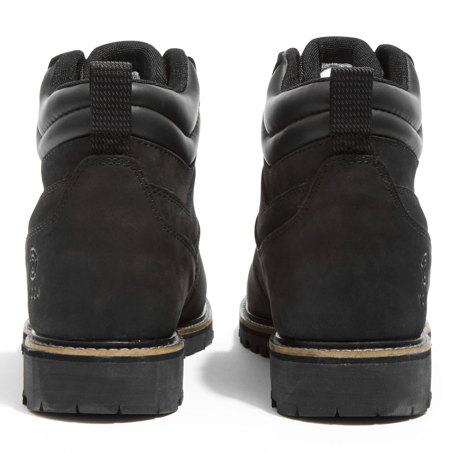 Outback Mens Leather Walking Boots - Black 8 Outback Mens Leather Walking Boots - Black - Image 6