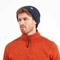 Partridge Beanie Hat - Dark Indigo
