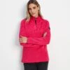 Pearson Womens Knitlook Quarter Zip Fleece - Magenta Pink Marl 2 Pearson Womens Knitlook Quarter Zip Fleece - Magenta Pink Marl -Fashion General Store 61856 PEAR306 6
