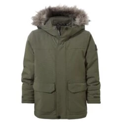 Peckett Kids Waterproof Jacket - Khaki -Fashion General Store 61856 PECK601