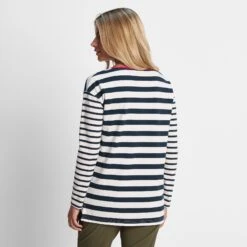 Pippa Womens Long Sleeve T-Shirt - Optic White/Starry Night -Fashion General Store 61856 PIPPA300 3