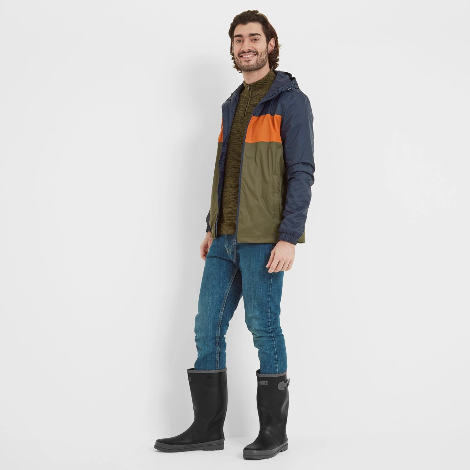 Puddle Mens Wellies - Black Steel 5 Puddle Mens Wellies - Black Steel - Image 3