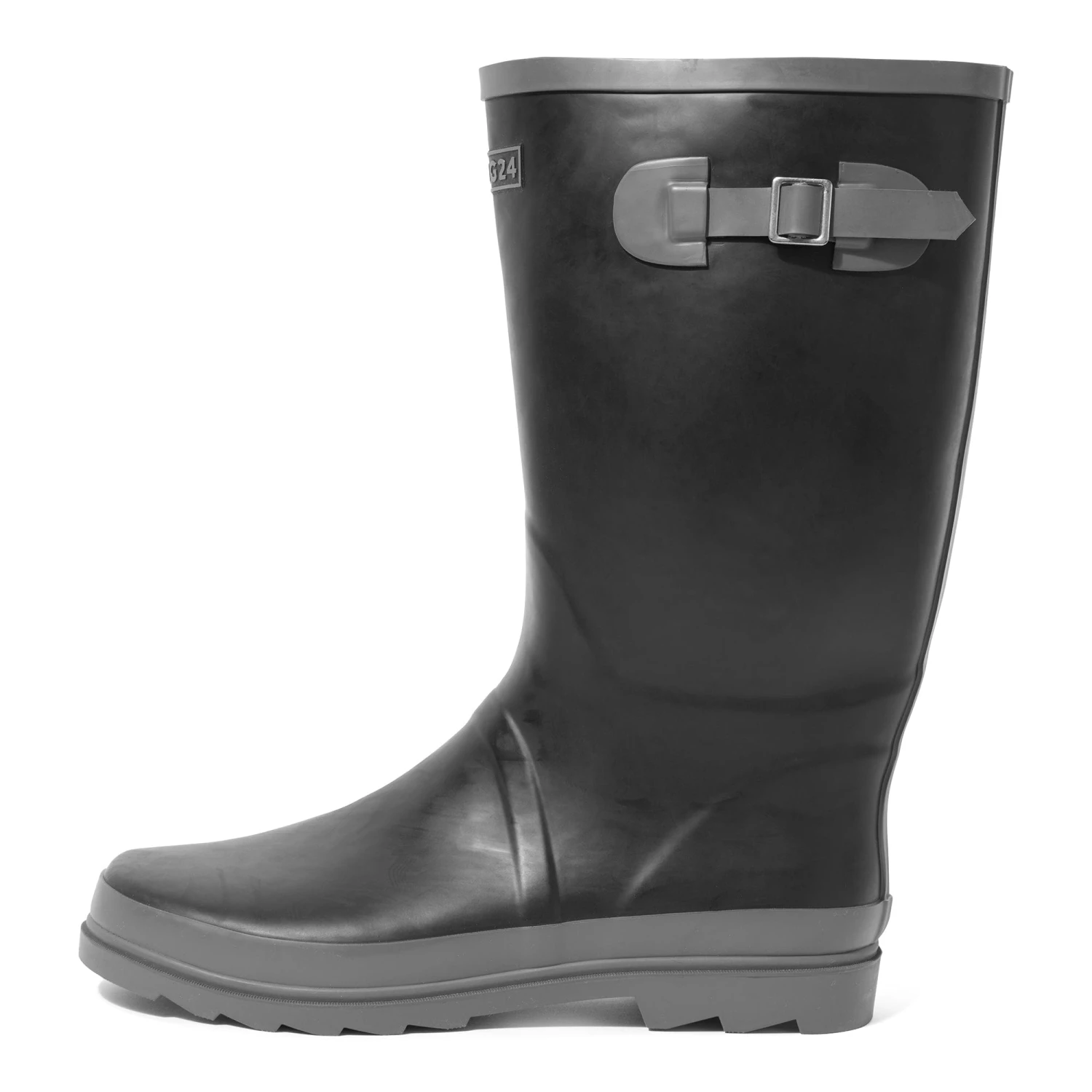 Puddle Mens Wellies - Black Steel 7 Puddle Mens Wellies - Black Steel - Image 5