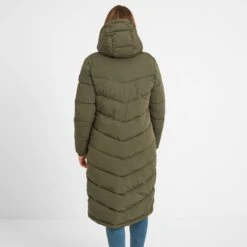 Raleigh Womens Long Insulated Jacket - Khaki -Fashion General Store 61856 RALE302 3