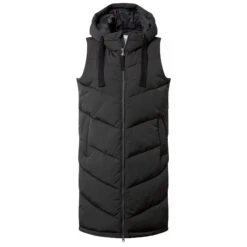 Ranskill Womens Long Insulated Gilet - Washed Black -Fashion General Store 61856 RANSK300