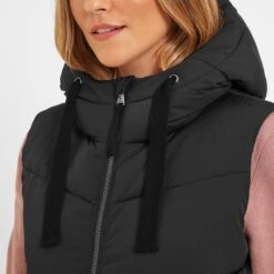 Ranskill Womens Long Insulated Gilet - Washed Black -Fashion General Store 61856 RANSK300 4