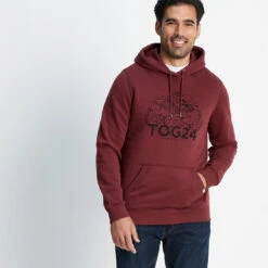 Redland Mens Hoody - Port