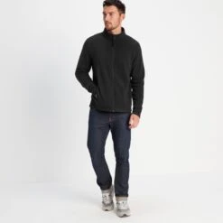 Revive Mens Fleece Jacket - Black -Fashion General Store 61856 REVJ001 1