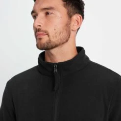 Revive Mens Fleece Jacket - Black -Fashion General Store 61856 REVJ001 4