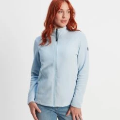 Revive Womens Fleece Jacket - Ice Blue
