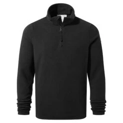 Revive Mens Quarter Zip Fleece - Black -Fashion General Store 61856 REVZ001