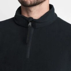 Revive Mens Quarter Zip Fleece - Black -Fashion General Store 61856 REVZ001 4