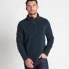 Revive Mens Quarter Zip Fleece - Dark Indigo -Fashion General Store 61856 REVZ002 2