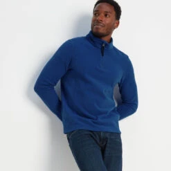 Revive Mens Quarter Zip Fleece - Royal Blue 10 Revive Mens Quarter Zip Fleece - Royal Blue -Fashion General Store 61856 REVZ005 3