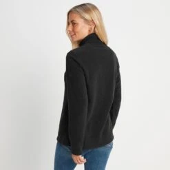 Revive Womens Quarter Zip Fleece - Black 10 Revive Womens Quarter Zip Fleece - Black -Fashion General Store 61856 REVZ300 2