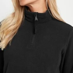 Revive Womens Quarter Zip Fleece - Black 12 Revive Womens Quarter Zip Fleece - Black -Fashion General Store 61856 REVZ300 5