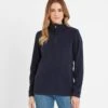 Revive Womens Quarter Zip Fleece - Dark Indigo