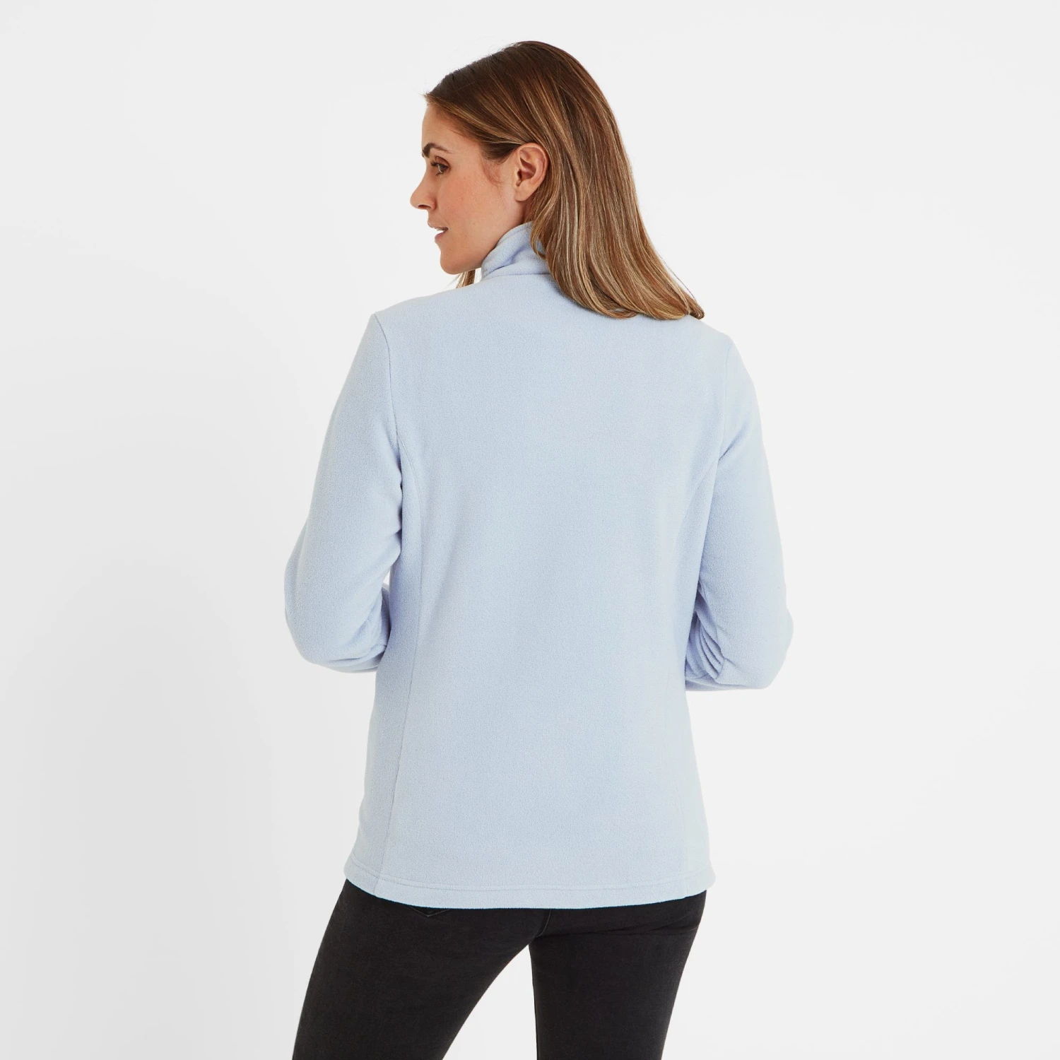Revive Womens Quarter Zip Fleece - Ice Blue 5 Revive Womens Quarter Zip Fleece - Ice Blue - Image 3