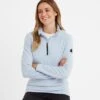 Revive Womens Quarter Zip Fleece - Ice Blue 1 Revive Womens Quarter Zip Fleece - Ice Blue -Fashion General Store 61856 REVZ303 4