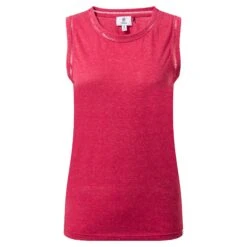 Ria Womens Vest - Magenta Pink Marl -Fashion General Store 61856 RIA301