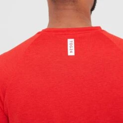 Rookwith Mens Long Sleeve Tech T-Shirt - Fire Red -Fashion General Store 61856 ROOKW002 5