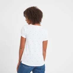 Rourke Womens Button Up Top - Optic White Bird 15 Rourke Womens Button Up Top - Optic White Bird -Fashion General Store 61856 ROUR300 3