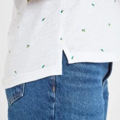 Rourke Womens Button Up Top - Optic White Bird 17 Rourke Womens Button Up Top - Optic White Bird -Fashion General Store 61856 ROUR300 5