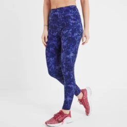 Rowan Womens Active Legging - Ink Navy Leaf Print -Fashion General Store 61856 ROWAN400 2