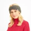 Salma Knitted Headband - Dark Grey Marl -Fashion General Store 61856 SALMA900 1