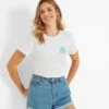 Seaside Womens T-Shirt - Optic White -Fashion General Store 61856 SEAS300 2