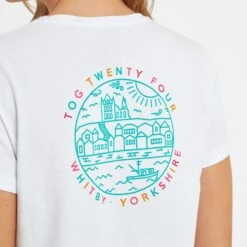 Seaside Womens T-Shirt - Optic White -Fashion General Store 61856 SEAS300 5