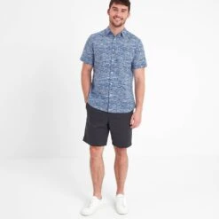 Sebastian Mens Short Sleeve Shirt - Deep Denim -Fashion General Store 61856 SEBA001 1