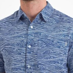 Sebastian Mens Short Sleeve Shirt - Deep Denim -Fashion General Store 61856 SEBA001 4