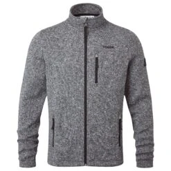 Sedman Mens Knitlook Fleece Jacket - Dark Grey Marl -Fashion General Store 61856 SEDM001 6
