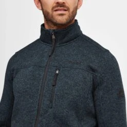 Sedman Mens Knitlook Fleece Jacket - Dark Indigo -Fashion General Store 61856 SEDM004 4