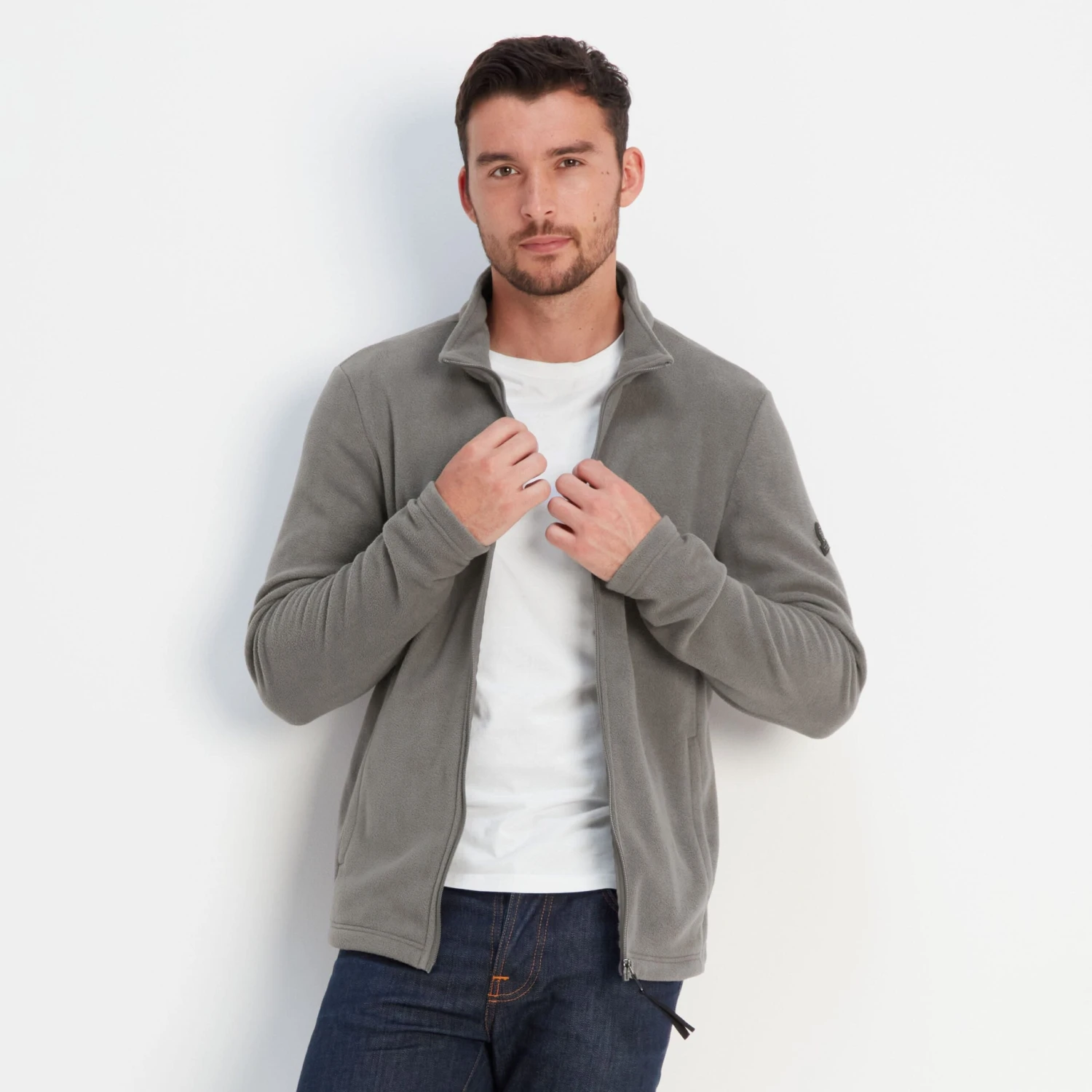 Shire Mens Fleece Jacket - Steel Grey 10 Shire Mens Fleece Jacket - Steel Grey - Image 8