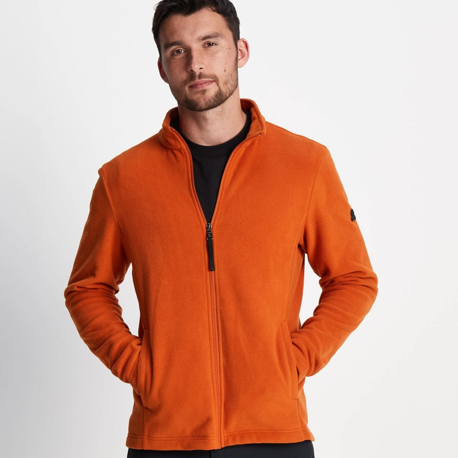 Shire Mens Fleece Jacket - Dark Orange 3 Shire Mens Fleece Jacket - Dark Orange