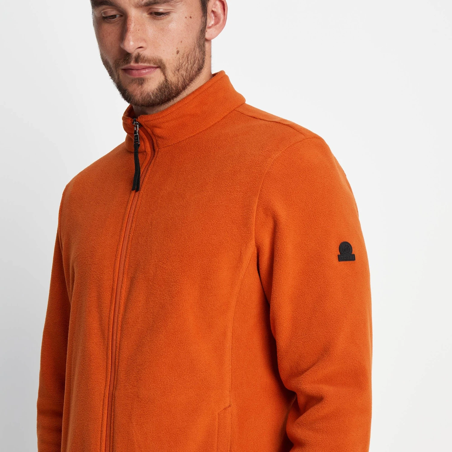 Shire Mens Fleece Jacket - Dark Orange 6 Shire Mens Fleece Jacket - Dark Orange - Image 4