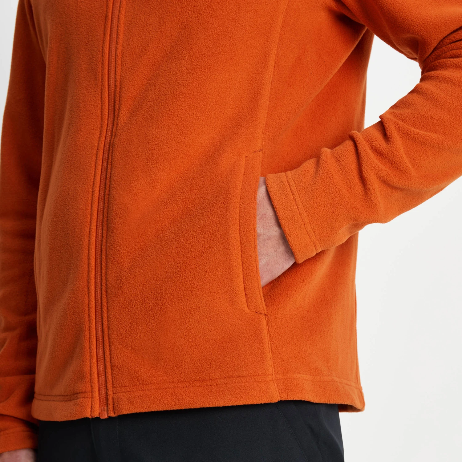 Shire Mens Fleece Jacket - Dark Orange 7 Shire Mens Fleece Jacket - Dark Orange - Image 5