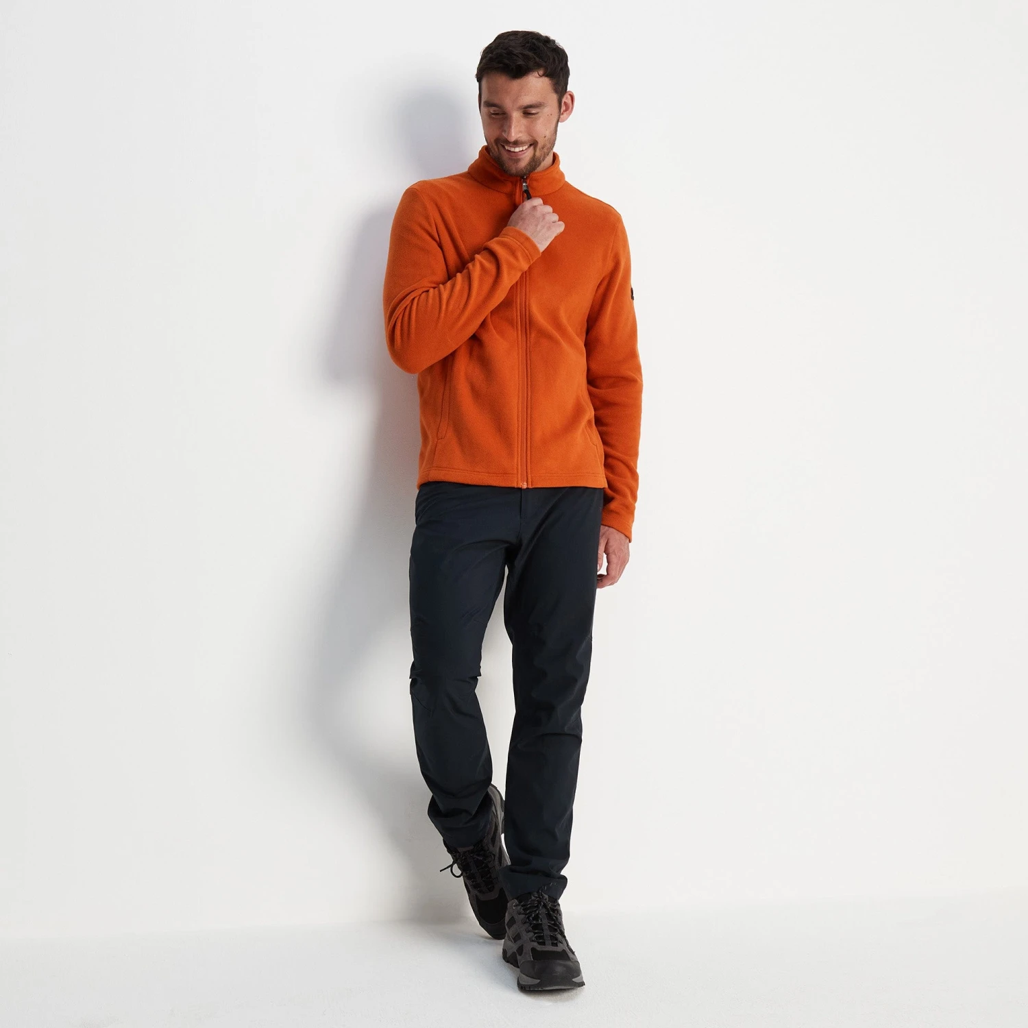 Shire Mens Fleece Jacket - Dark Orange 8 Shire Mens Fleece Jacket - Dark Orange - Image 6